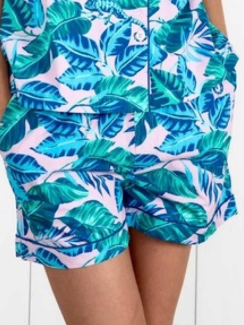 Printfresh karma chameleon organic cotton sleep shorts